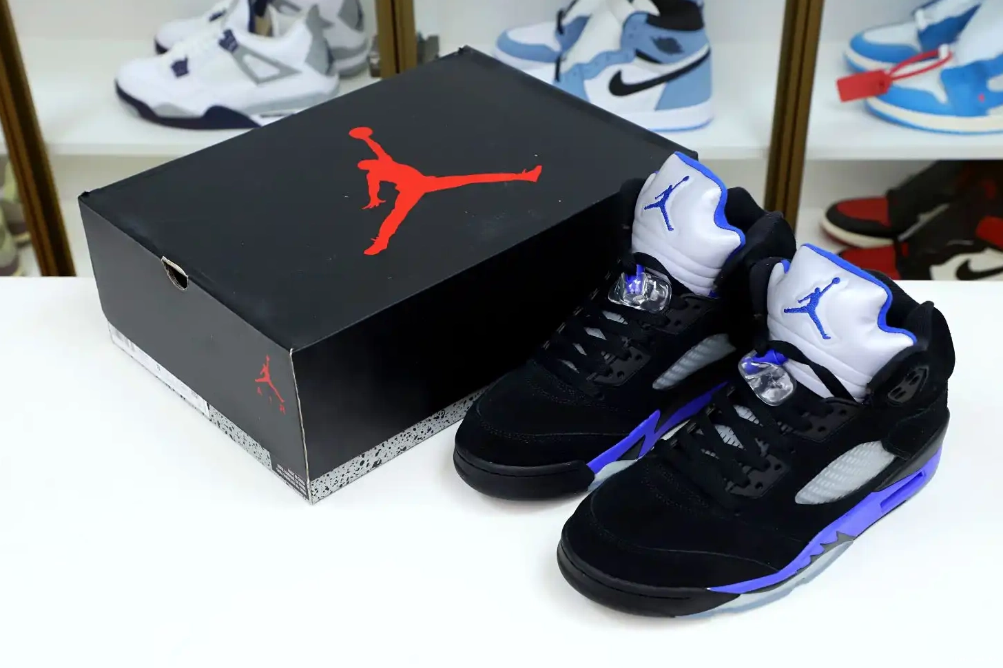 RETRO 5 JORDAN AIR BLUE' Kimikick JORDAN 'RACER AIR 0712